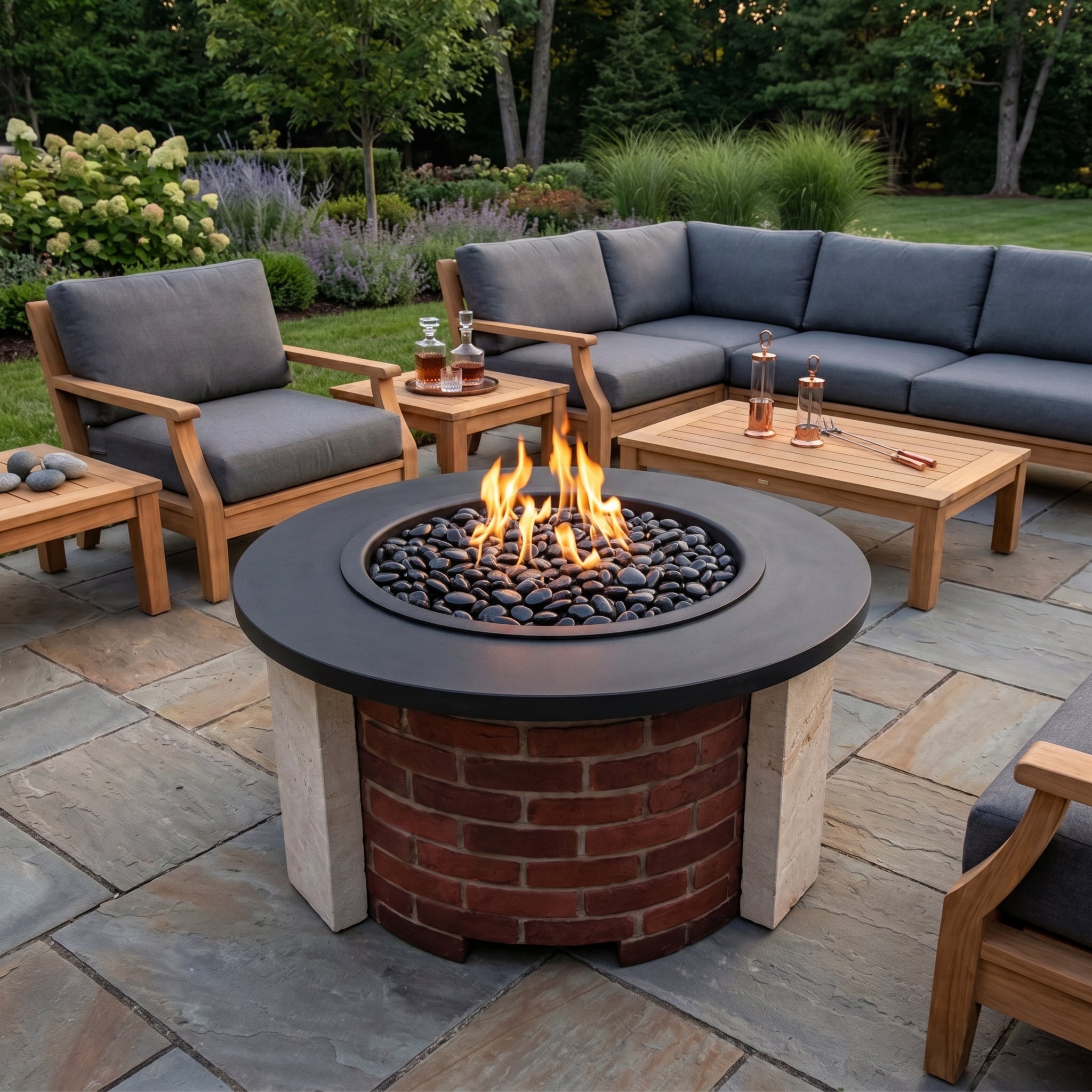 HomeBridge GFRC Prefabricated Concrete FirePits