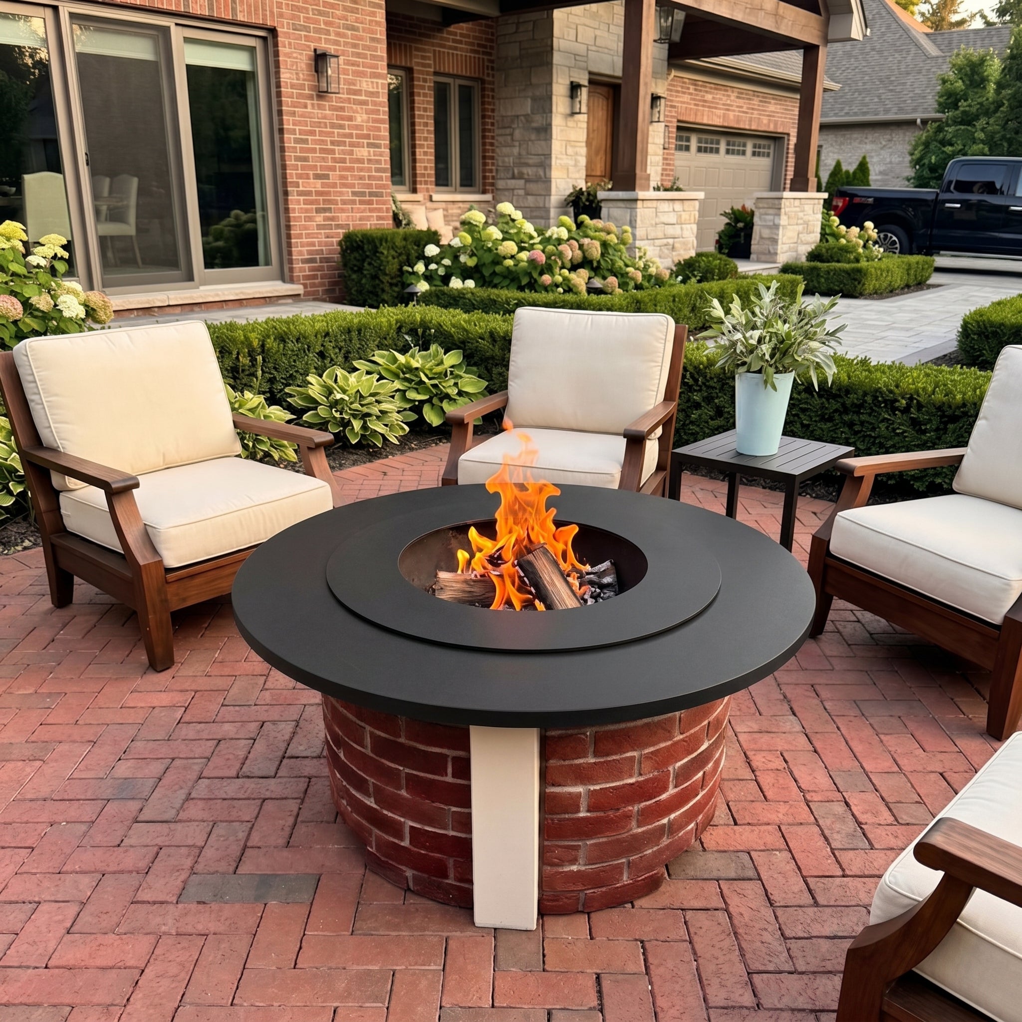 HomeBridge GFRC Prefabricated Concrete FirePits