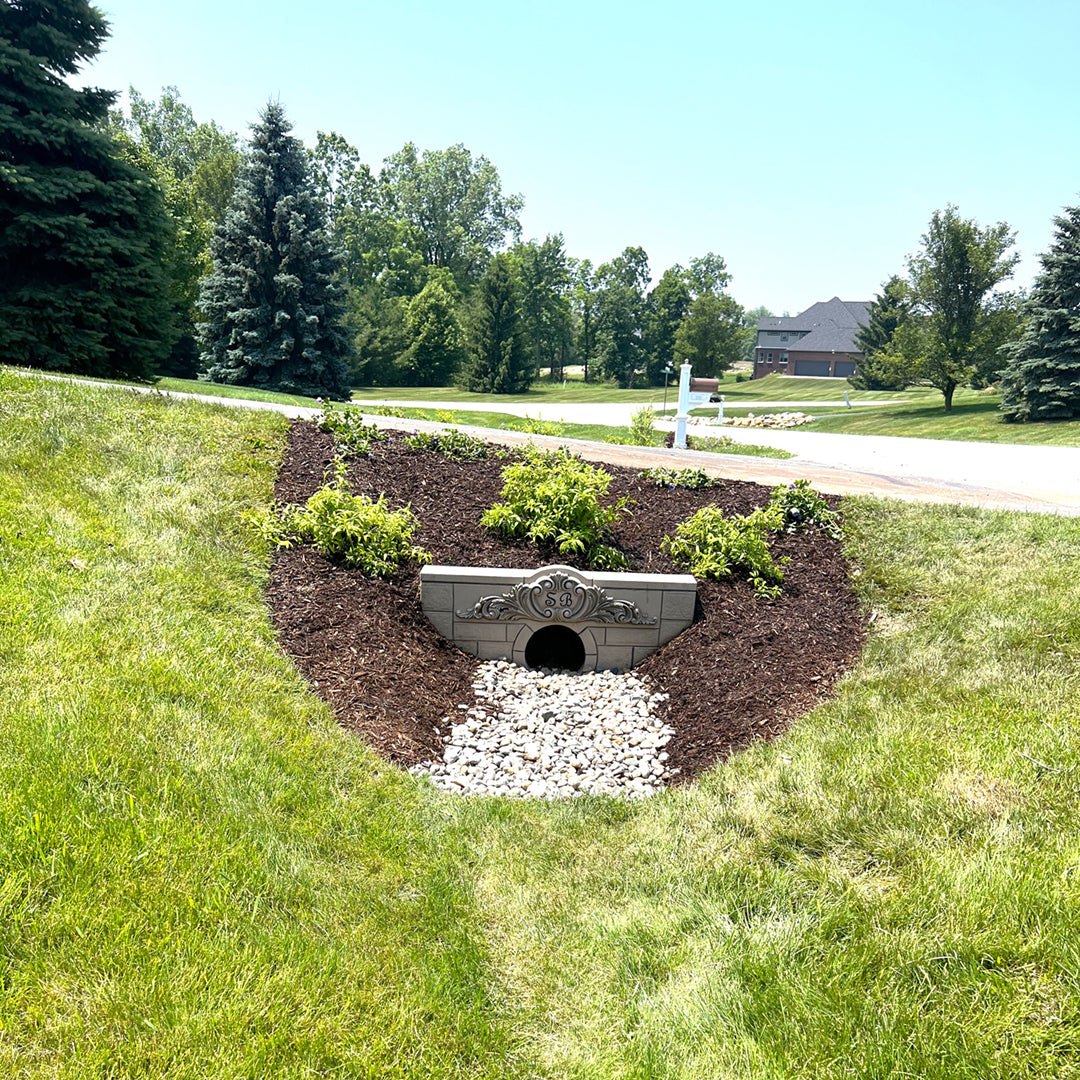 Prefabricated Concrete (GFRC) Culvert Covers - Wife’s Bridge detail view