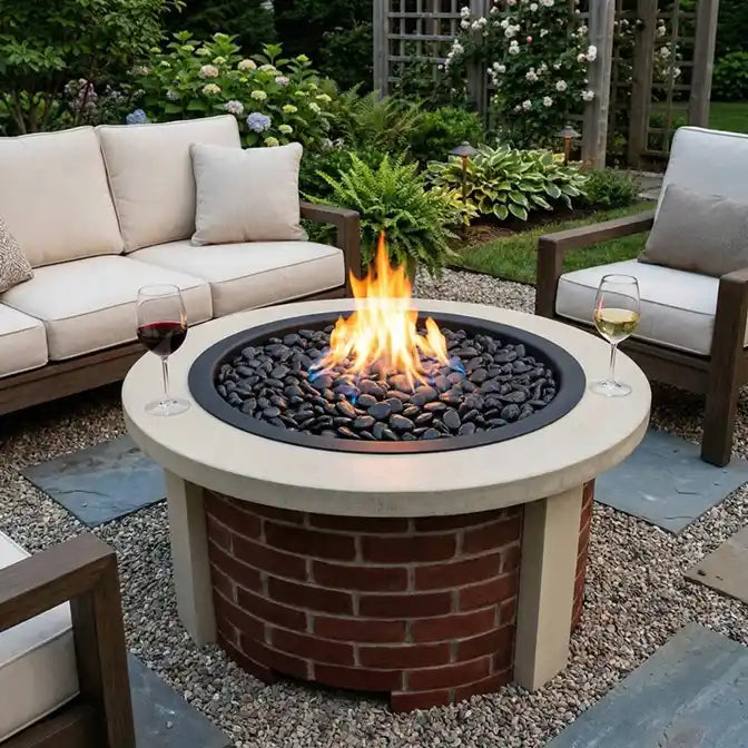HomeBridge GFRC Prefabricated Concrete FirePits — view 35
