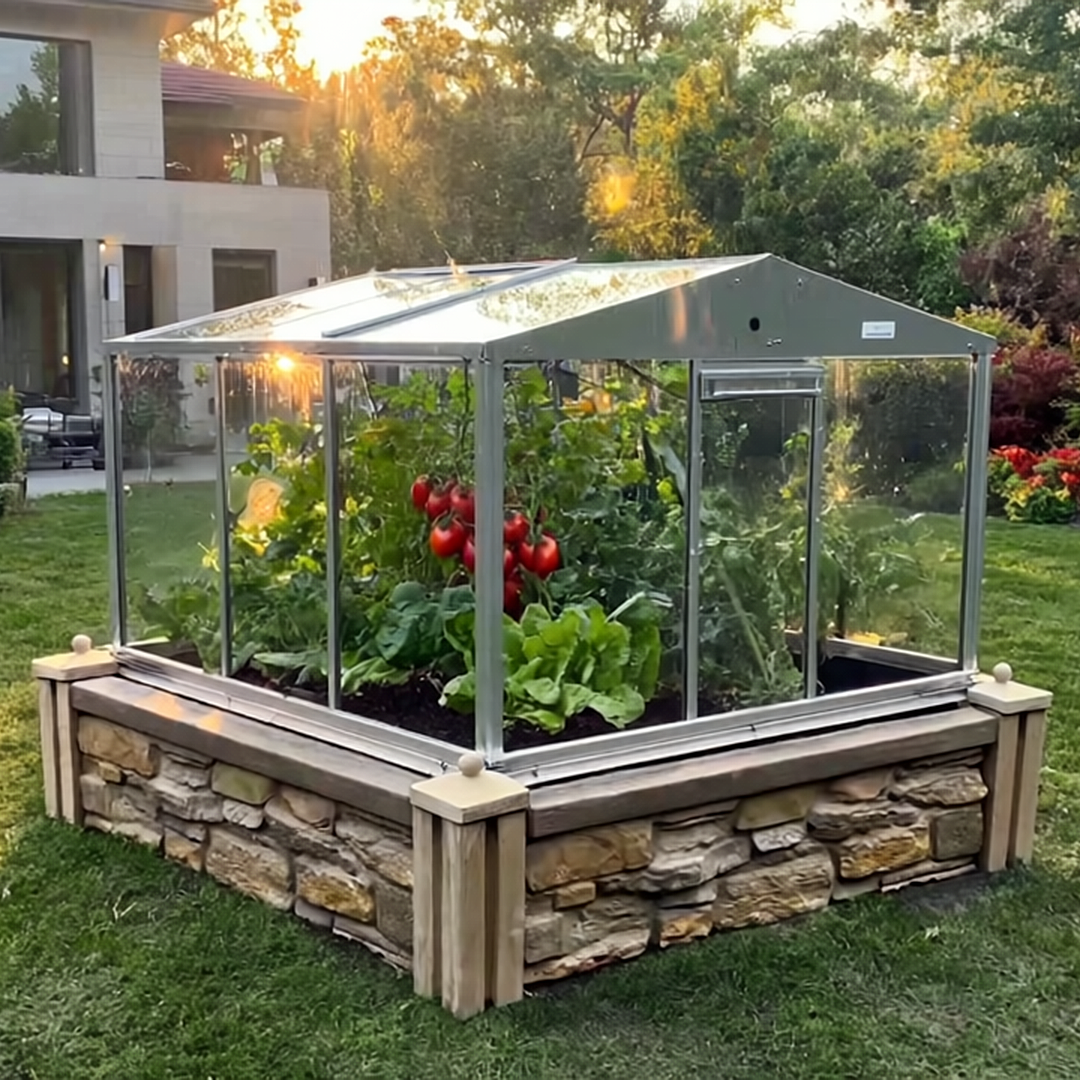GFRC Mini Greenhouse | Permanent Garden Structure | HomeBridgePC