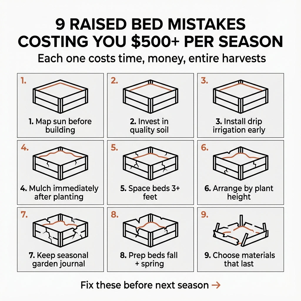 9 Raised Bed Gardening Mistakes That Will Cost You an Entire Growing Season