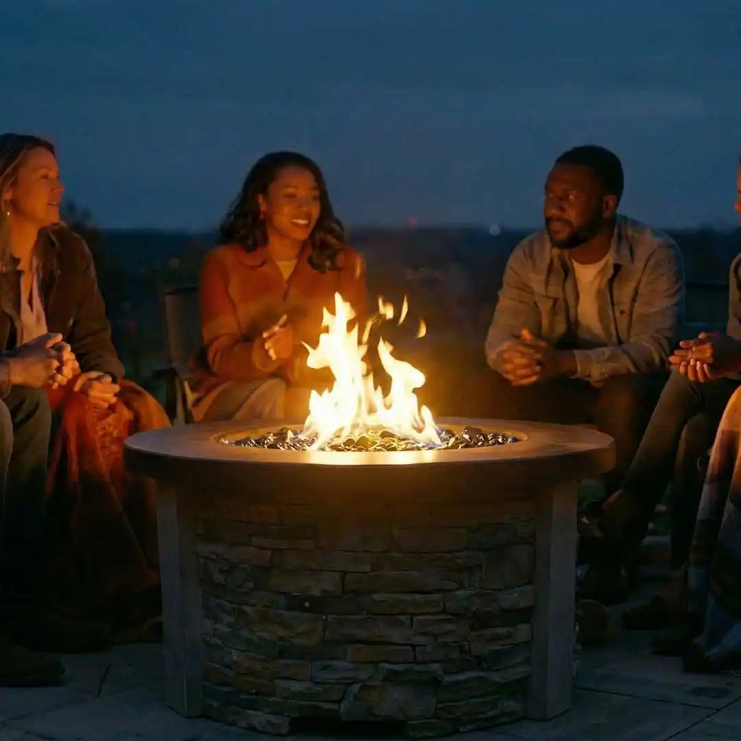 HomeBridge GFRC Prefabricated Concrete FirePits — view 3