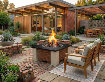 HomeBridge GFRC Prefabricated Concrete FirePits