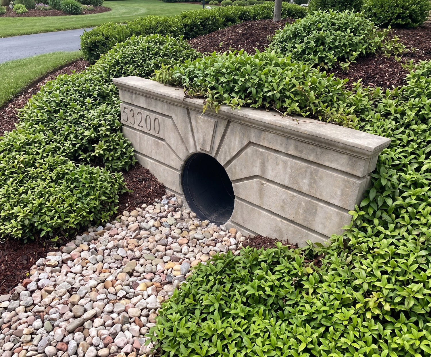 Prefabricated Concrete (GFRC) Culvert Covers - Neoclassical Bridge