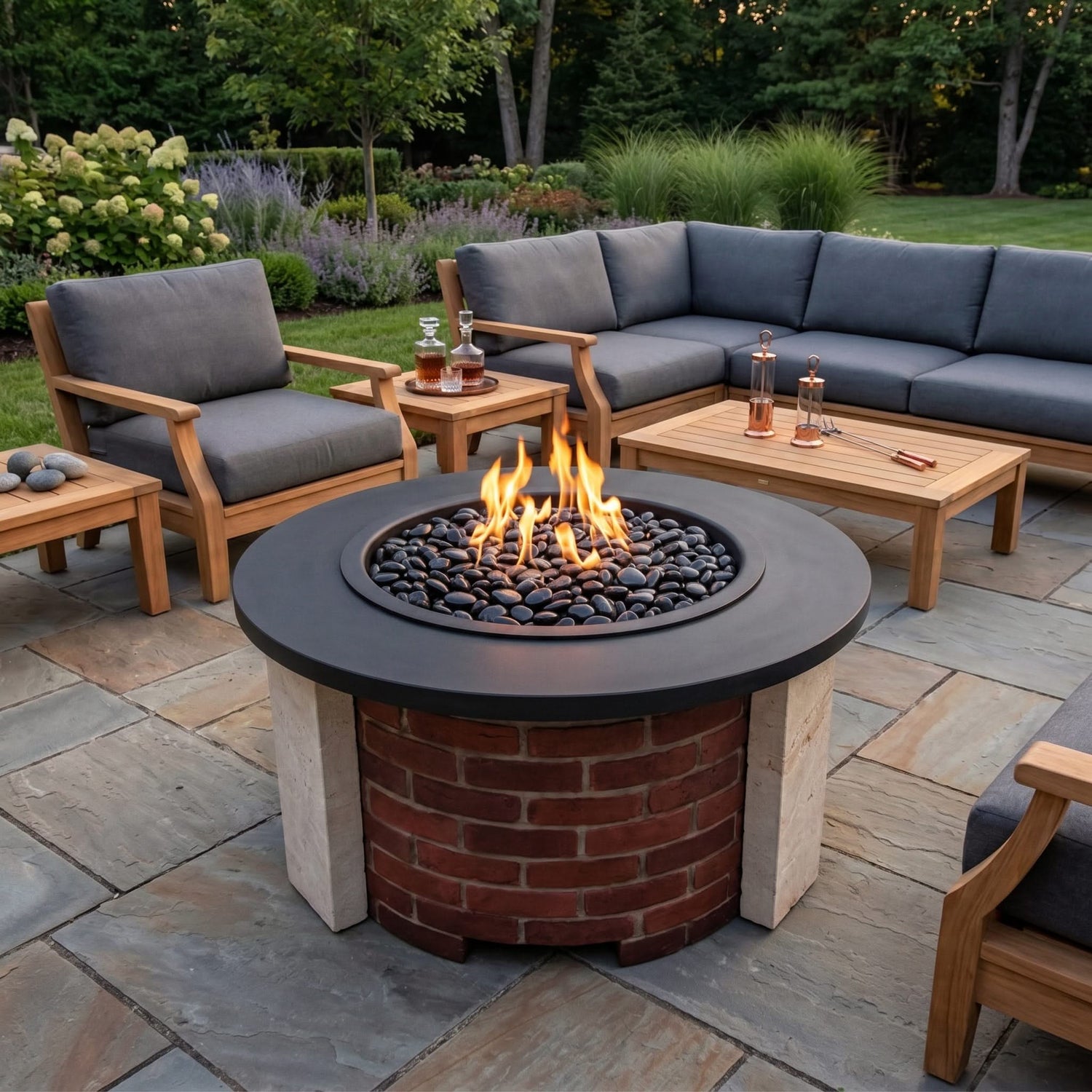 HomeBridge GFRC Prefabricated Concrete FirePits