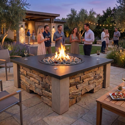 HomeBridge GFRC Prefabricated Concrete FirePits