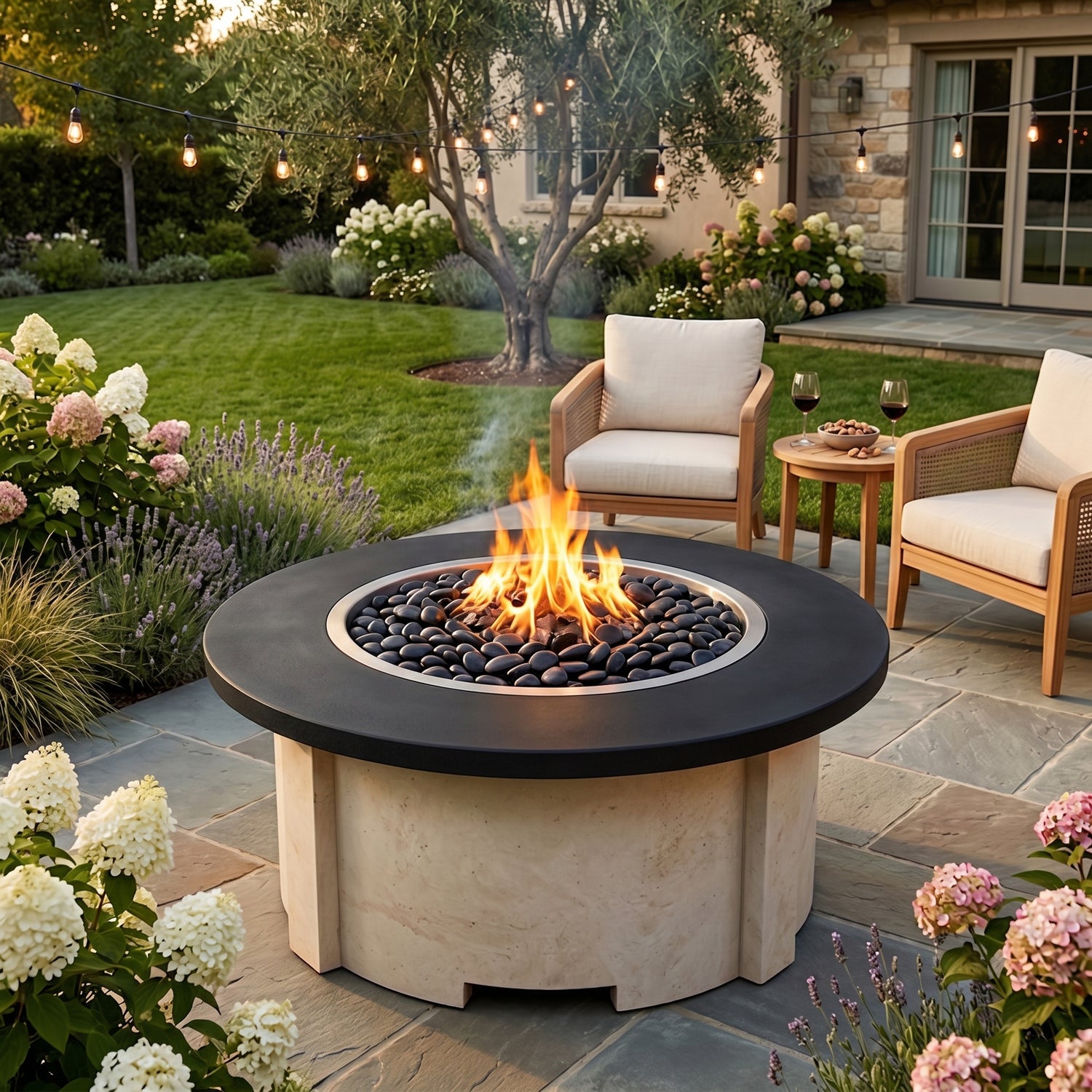 HomeBridge GFRC Prefabricated Concrete FirePits