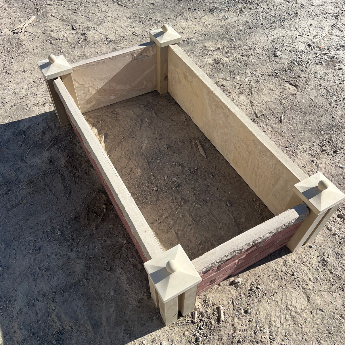 Prefabricated Concrete (GFRC) Garden Bed - Nancy&