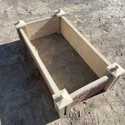 Prefabricated Concrete (GFRC) Garden Bed - Nancy&