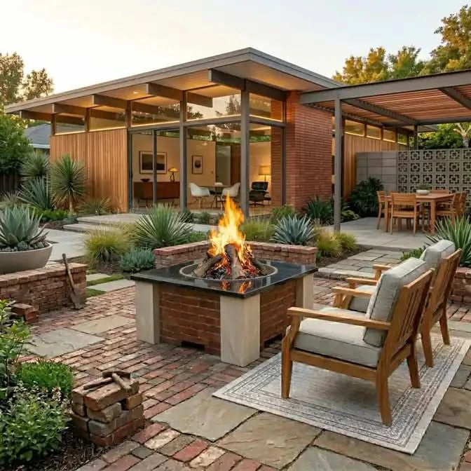 HomeBridge GFRC Prefabricated Concrete FirePits — view 40