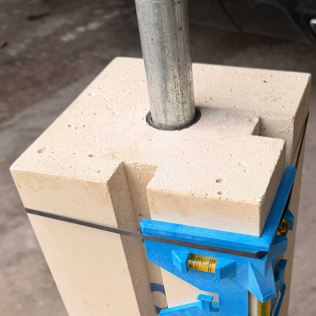 GFRC Retaining Wall Panels | Brick — alternate view