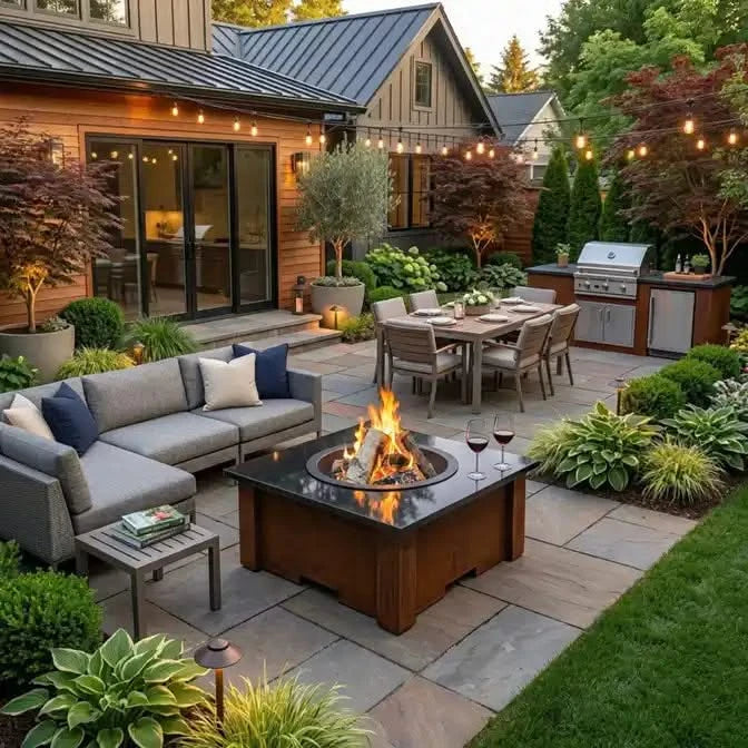 HomeBridge GFRC Prefabricated Concrete FirePits — view 64