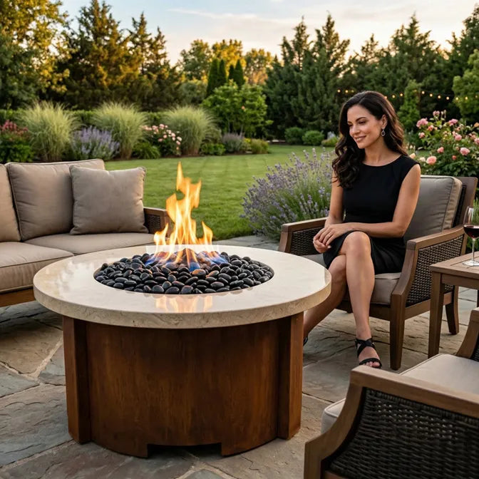 HomeBridge GFRC Prefabricated Concrete FirePits — view 27