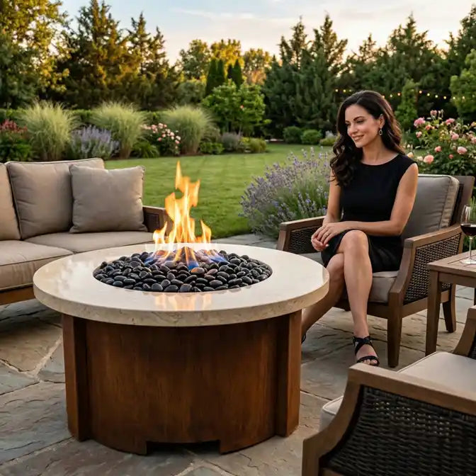 HomeBridge GFRC Prefabricated Concrete FirePits — view 59