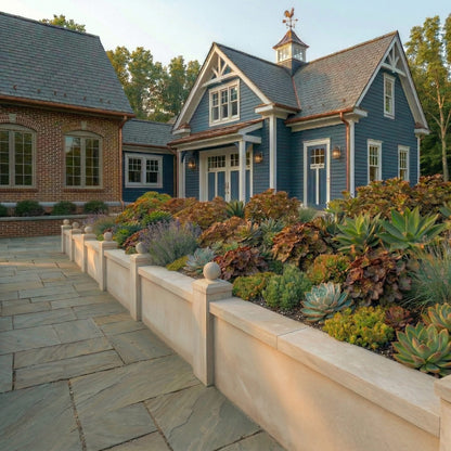 GFRC Retaining Wall Panels | Limestone — view 3