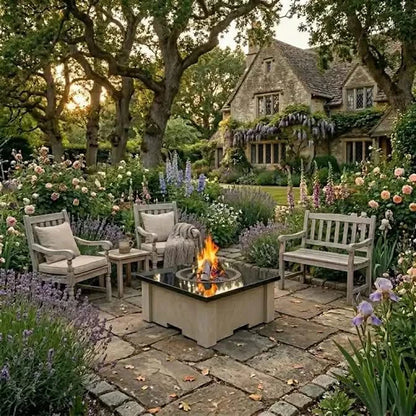 HomeBridge GFRC Prefabricated Concrete FirePits — view 56