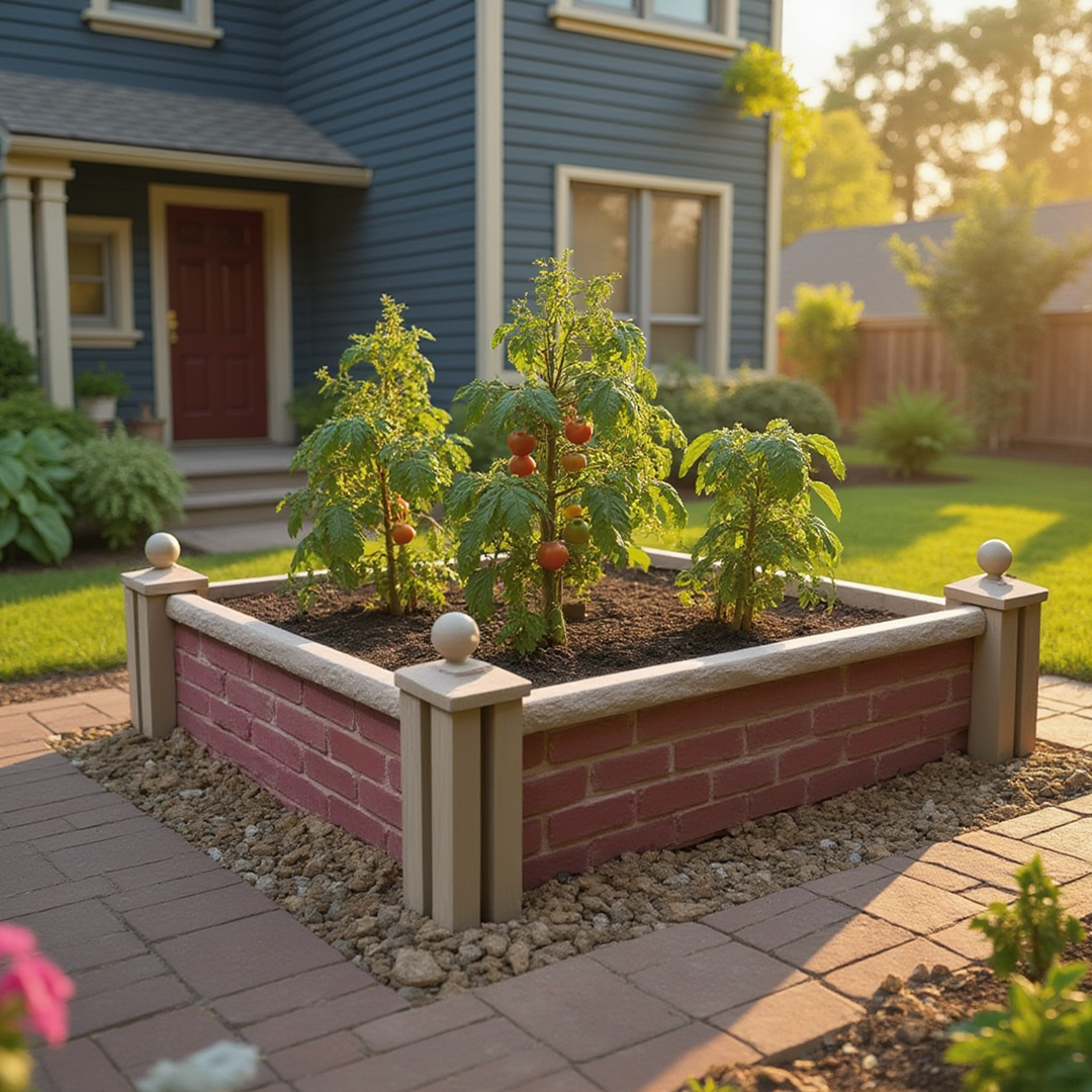 Prefabricated Concrete (GFRC) Garden Bed - Nancy&