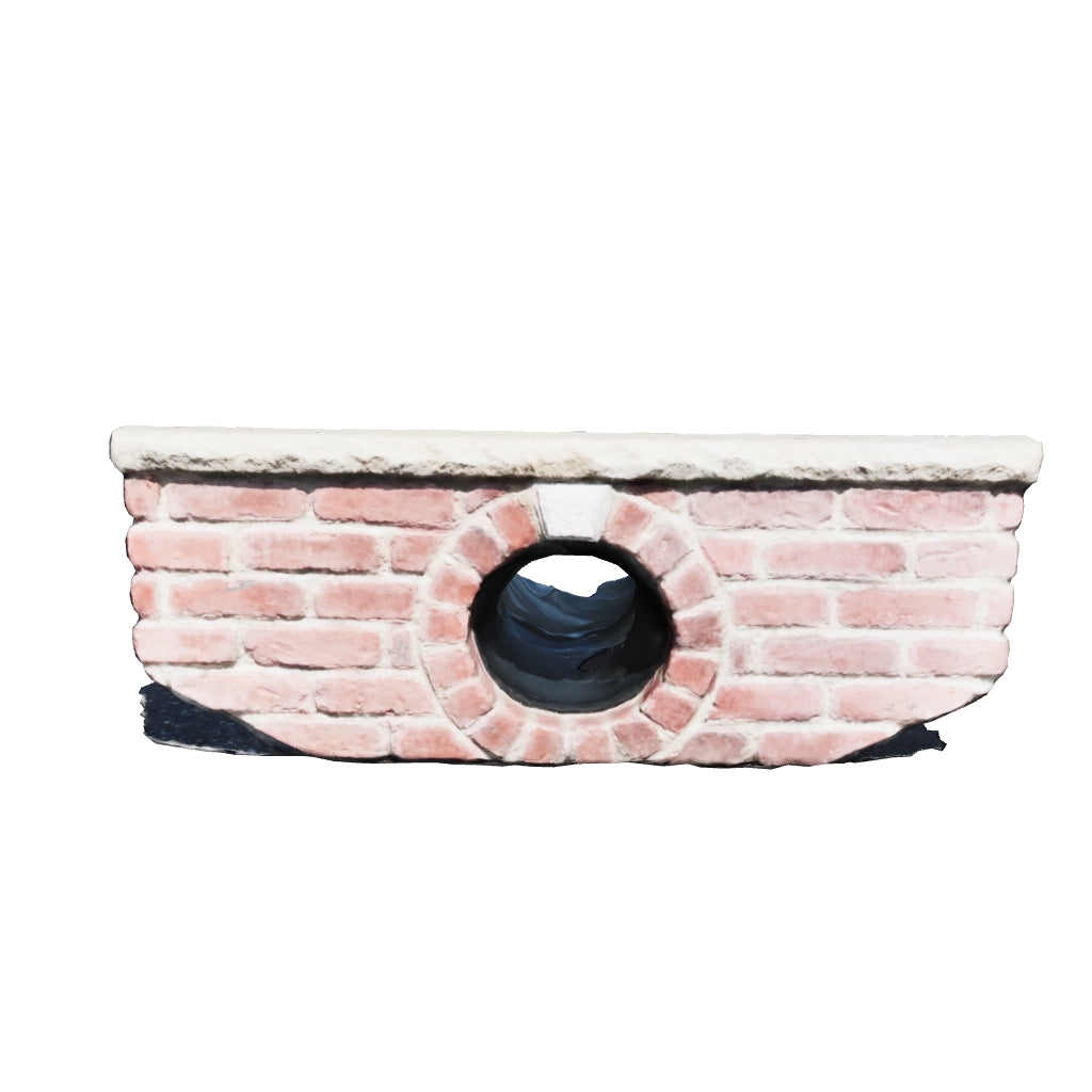 Brickyard Bridge GFRC Prefabricated Concrete Culvert Covers - includes two walls ($984 per wall)