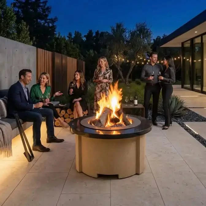 HomeBridge GFRC Prefabricated Concrete FirePits — view 57