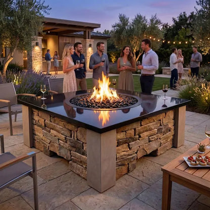 HomeBridge GFRC Prefabricated Concrete FirePits — view 13