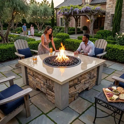 HomeBridge GFRC Prefabricated Concrete FirePits — view 42