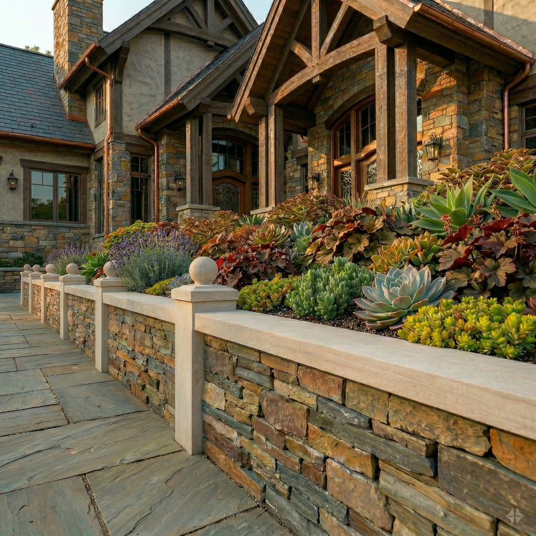 GFRC Retaining Wall Panels | Stackstone Style — alternate view