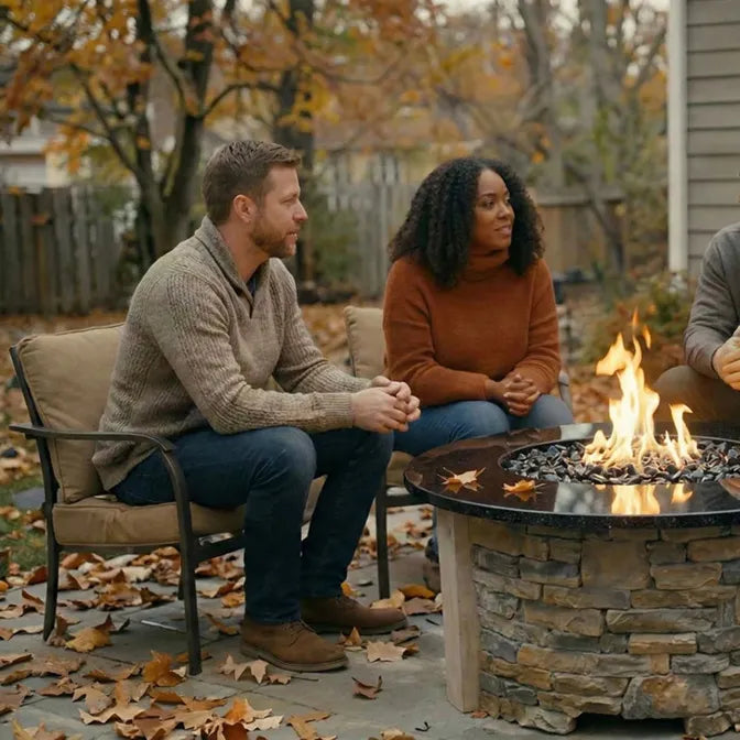 HomeBridge GFRC Prefabricated Concrete FirePits — view 14