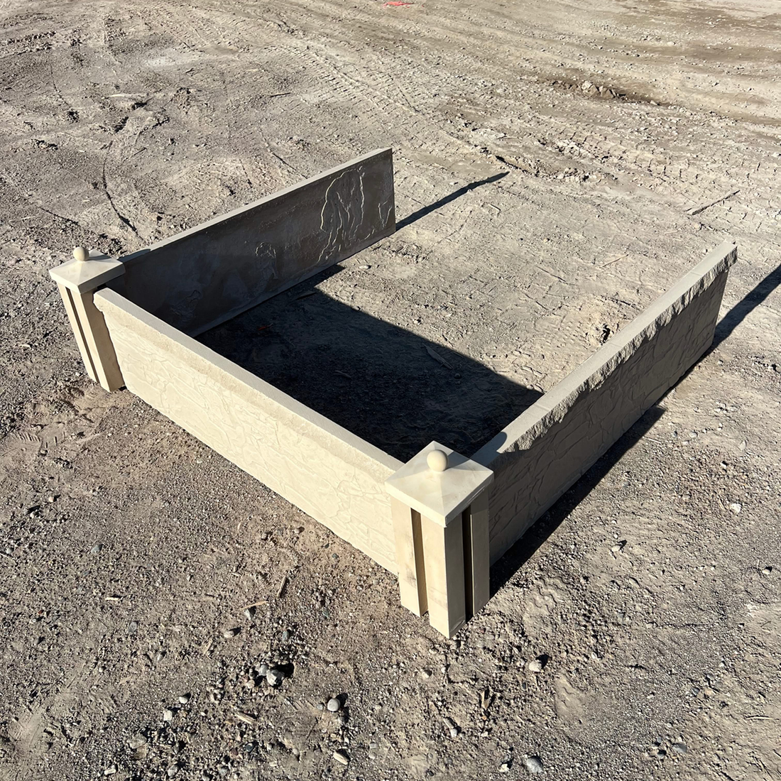 Add One (1) Module (three walls and two decorative posts)