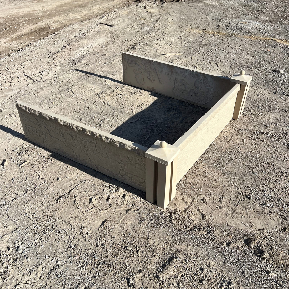 Add One (1) Module (three walls and two decorative posts)