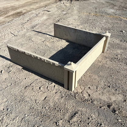Add Three (3) Extension Modules (nine extra walls and six decorative posts)
